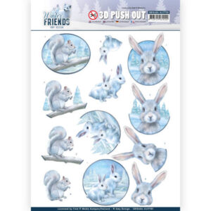 Amy Design 3D Push Out Winter Friends - Arctic Friends