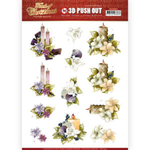 Precious Marieke 3D Push Out Touch of Christmas - Candles