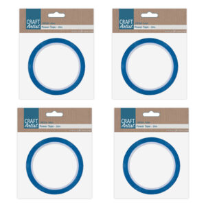 Craft Artist Power Tape 6mm x 10m and 9mm x 10m (2 packs of each size)