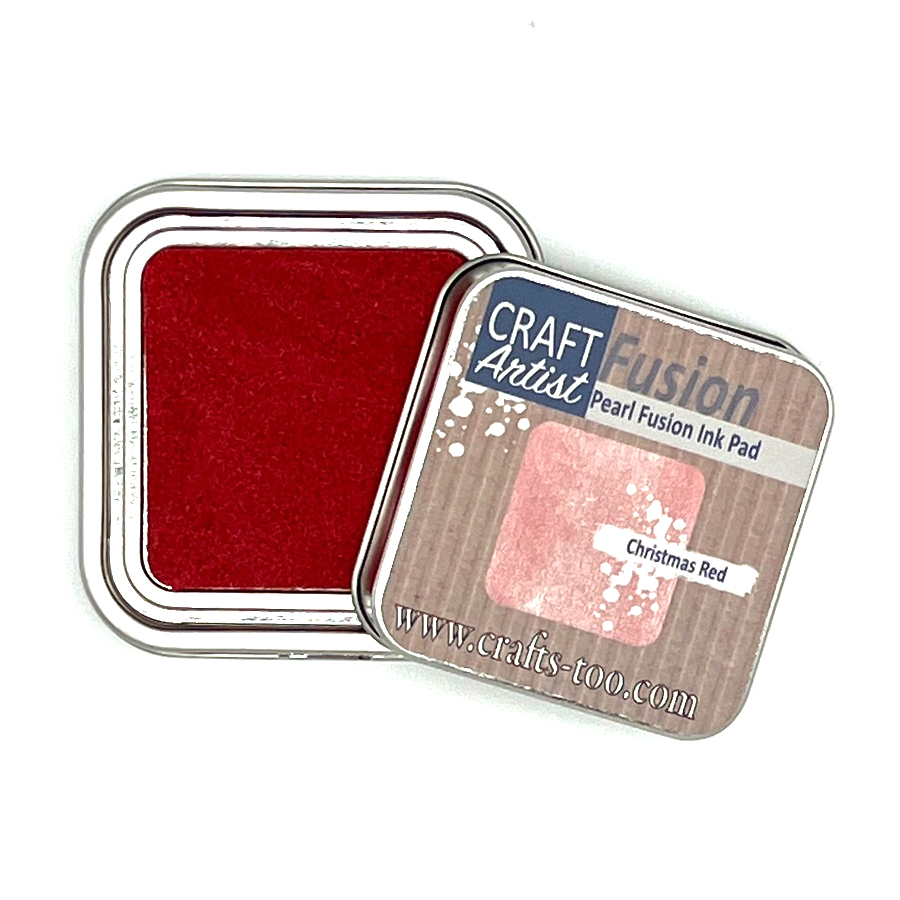 Buy A Craft Artist Pearl Fusion Ink Pad Christmas Red