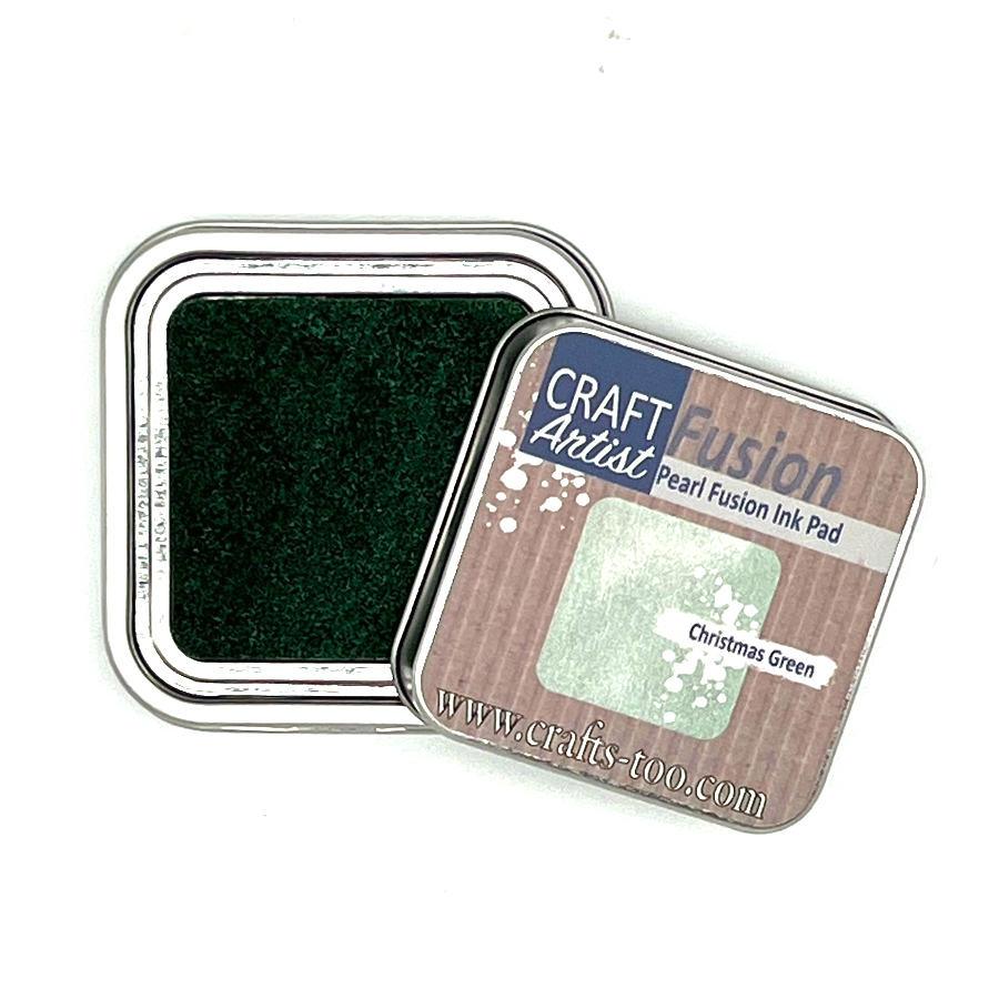 Buy A Craft Artist Pearl Fusion Ink Pad Christmas Green