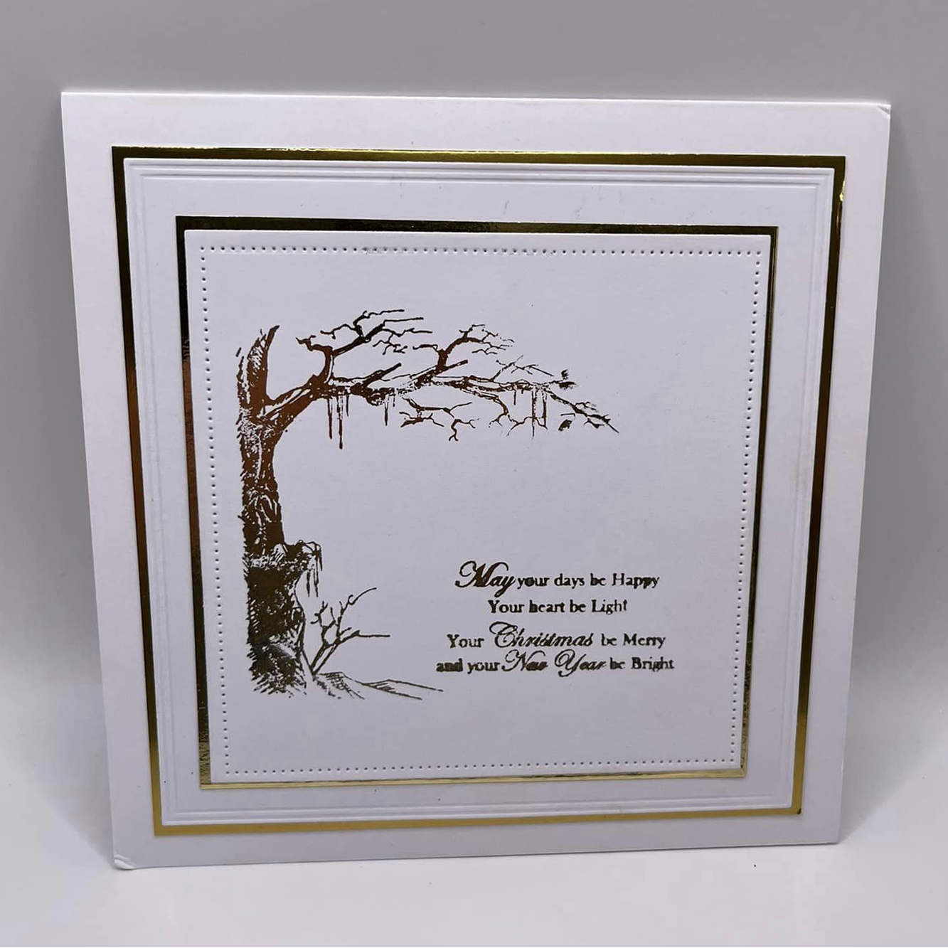 Two Jays Stamps Tree Edge