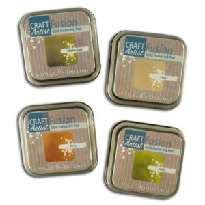 Craft Artist Gold Fusion Ink Pad Collection - Hunter, Luna, Berry and Holly