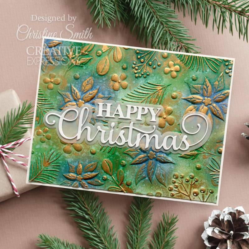 Creative Expressions Nature’s Christmas Folder & Stencil set - Image 3