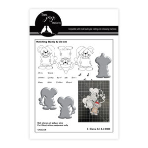 Two Jays Stamps Singing Mice