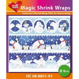 Magic Shrink Wraps - Polar Bears Ø 8 cm