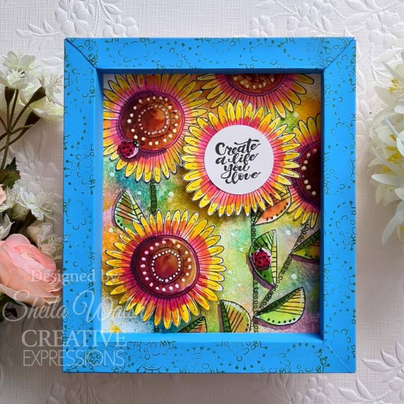 Woodware Petal Doodles Live Life