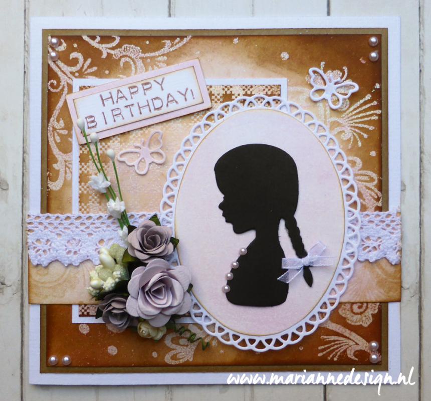 Creatables - Silhouette Girl with Braids