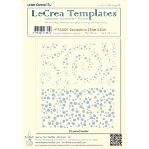 Leane Creatief Stencil Decoration 2 - Stars & Dots