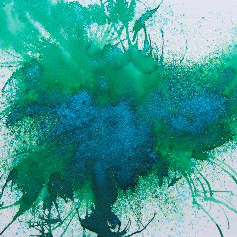 Cosmic Shimmer Pixie Powder Peacock Green 30ml
