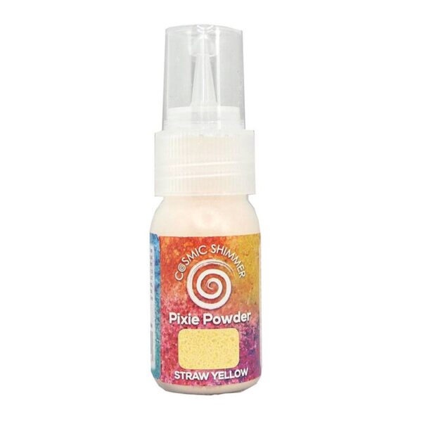 Cosmic Shimmer Pixie Powder Straw Yellow 30ml - Art of Craft