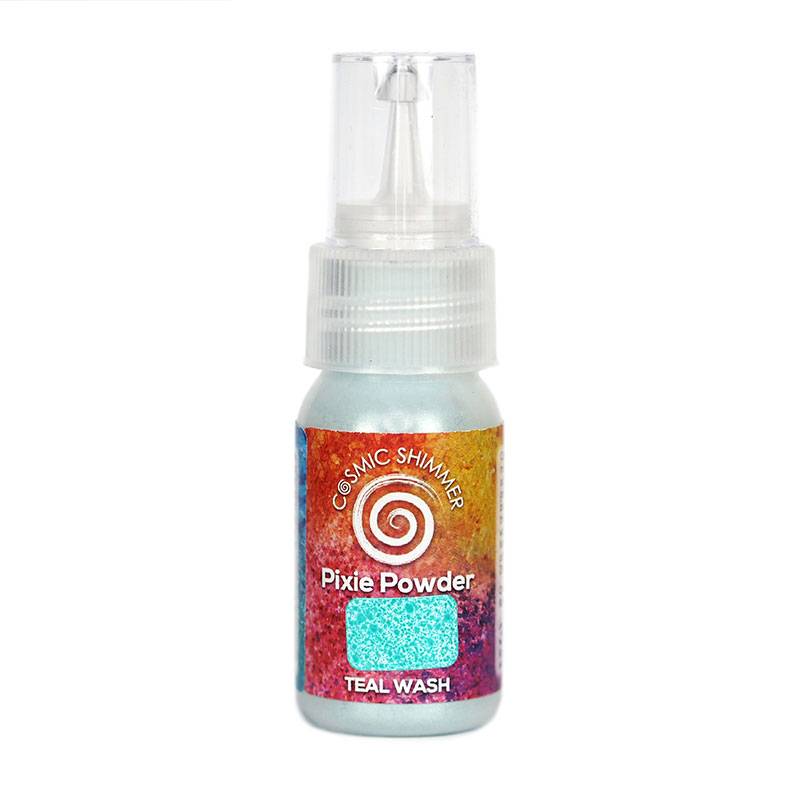 Buy A Cosmic Shimmer Pixie Powder Teal Wash 30ml