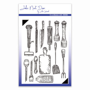 John Next Door Kitchen Tools Clear Stamp
