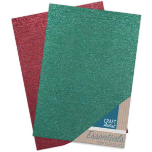 Craft Artist Waterfall Glitter Card A4 Holly & Berry