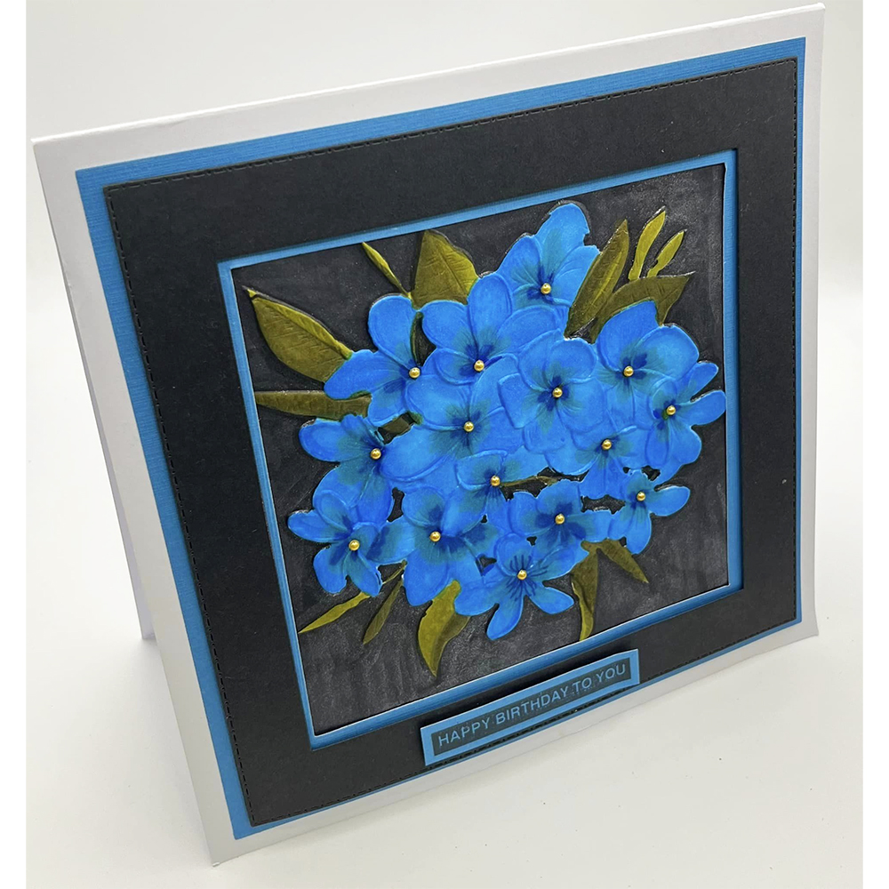 Presscut 3D Embossing Folder Flower Bouquet