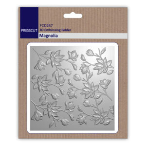 Presscut 3D Embossing Folder Magnolia