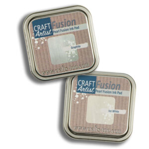 Craft Artist Pearl Fusion Inks Set - White & Graphite