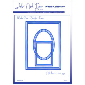 John Next Door Media Plate Rectangle Frame
