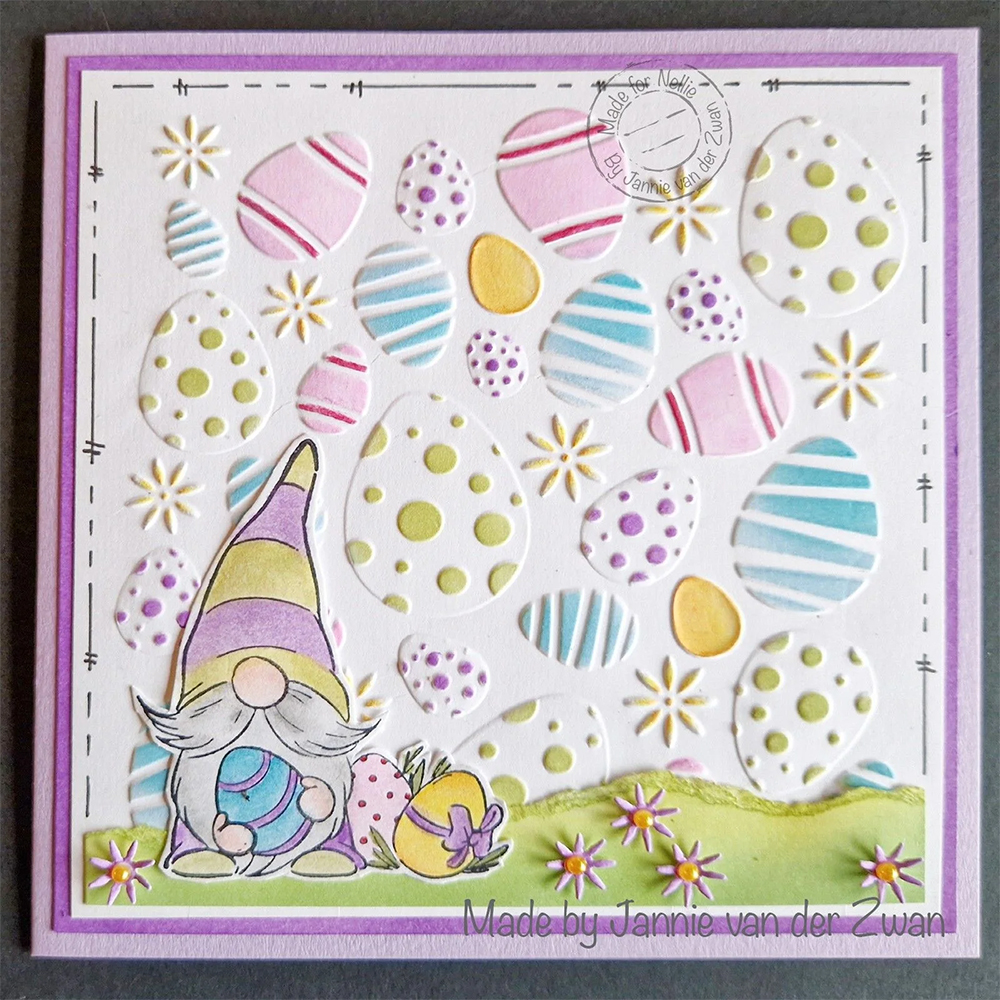 Nellie Snellen Background - Easter Eggs Background