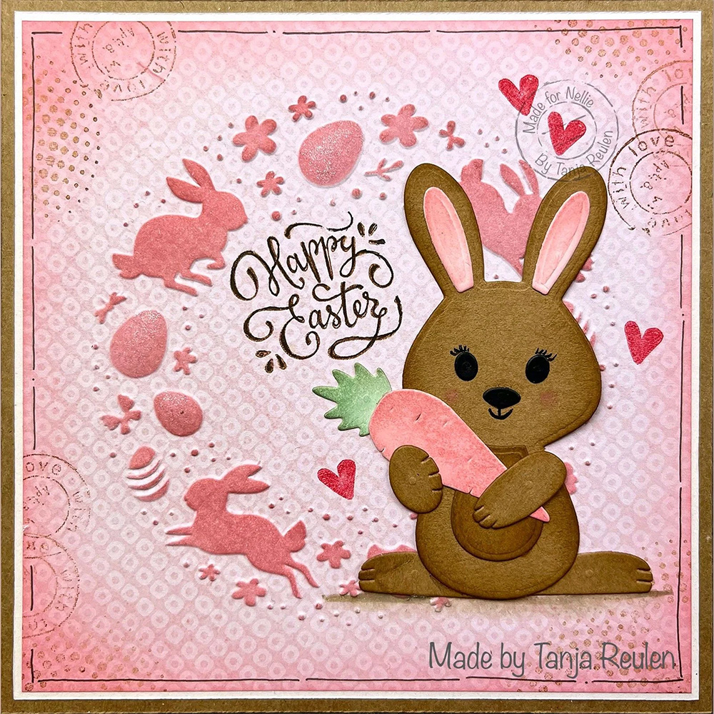 Nellie Snellen Background - Easter Wreath