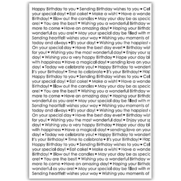 Julie Hickey Designs Birthday Background Stamp Set