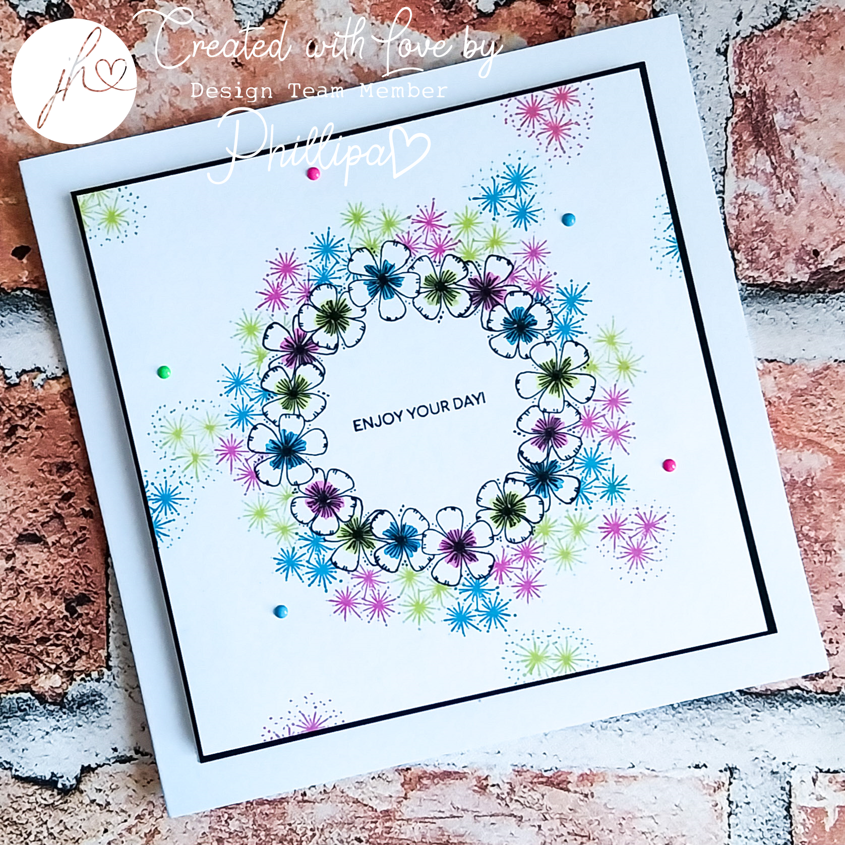 Julie's Hand Picked Florals A5 Stamp Set - Image 7