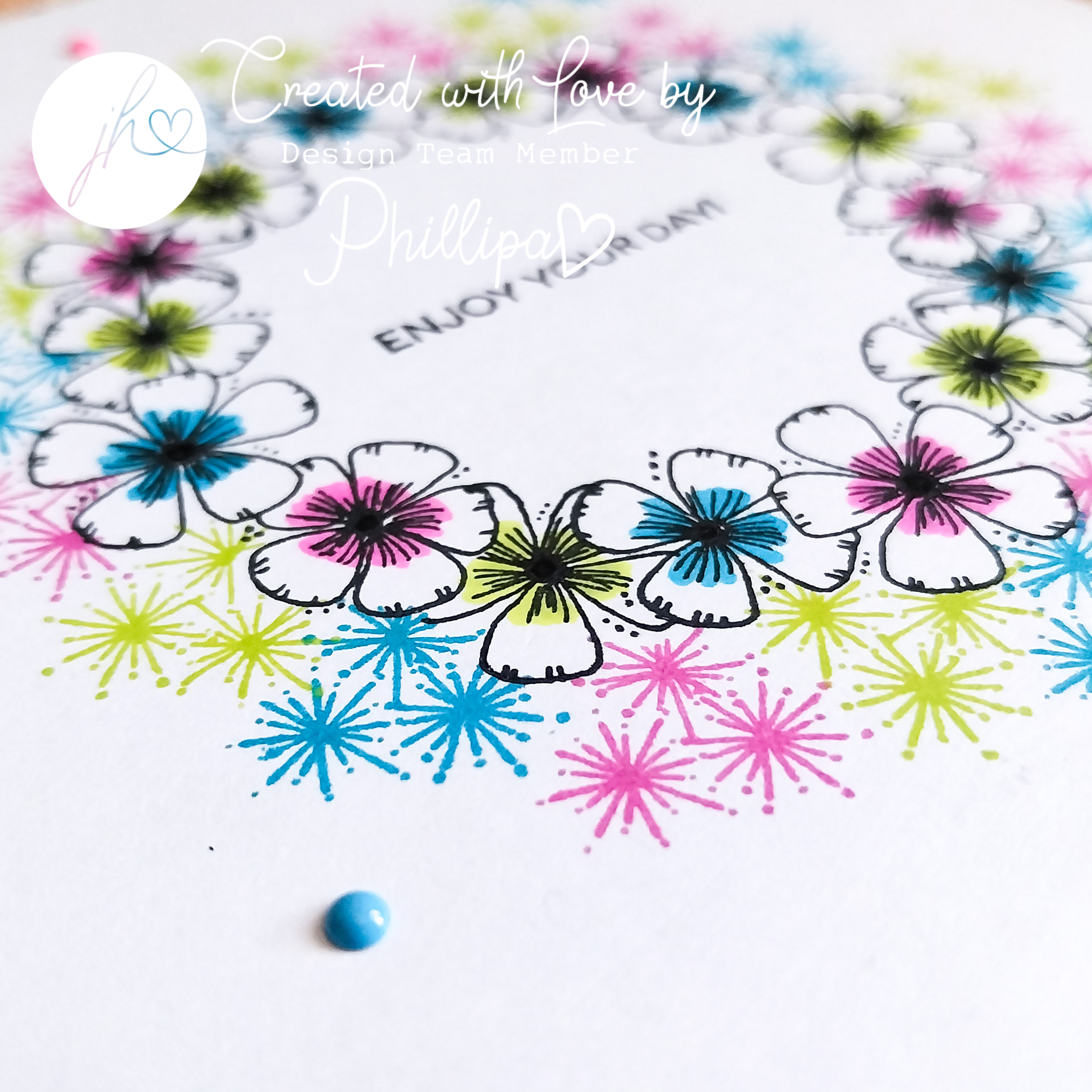 Julie's Hand Picked Florals A5 Stamp Set - Image 6