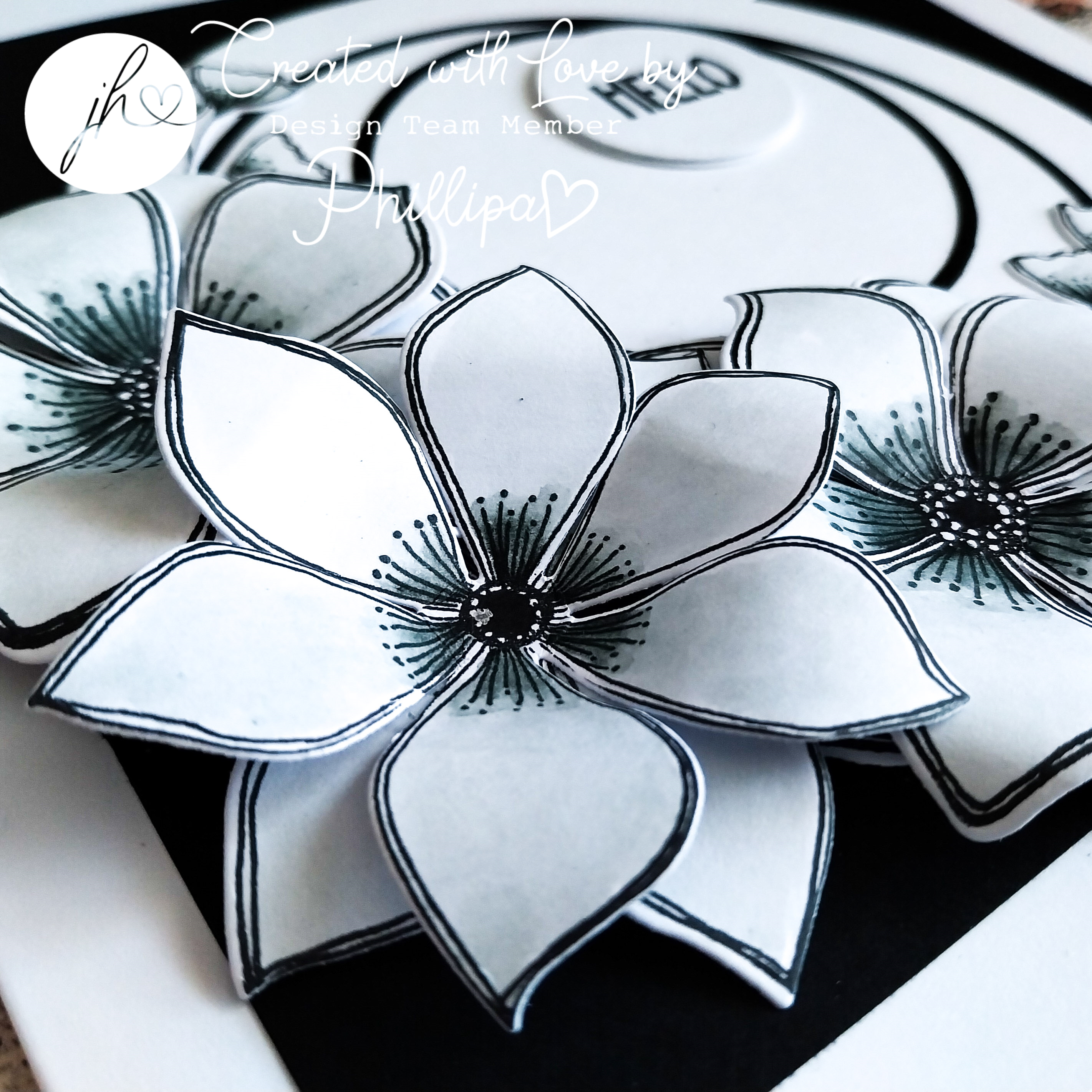 Julie's Hand Picked Florals A5 Stamp Set - Image 4