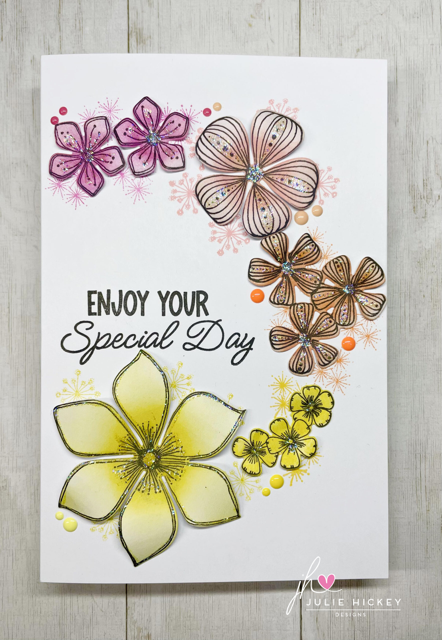 Julie's Hand Picked Florals A5 Stamp Set - Image 18