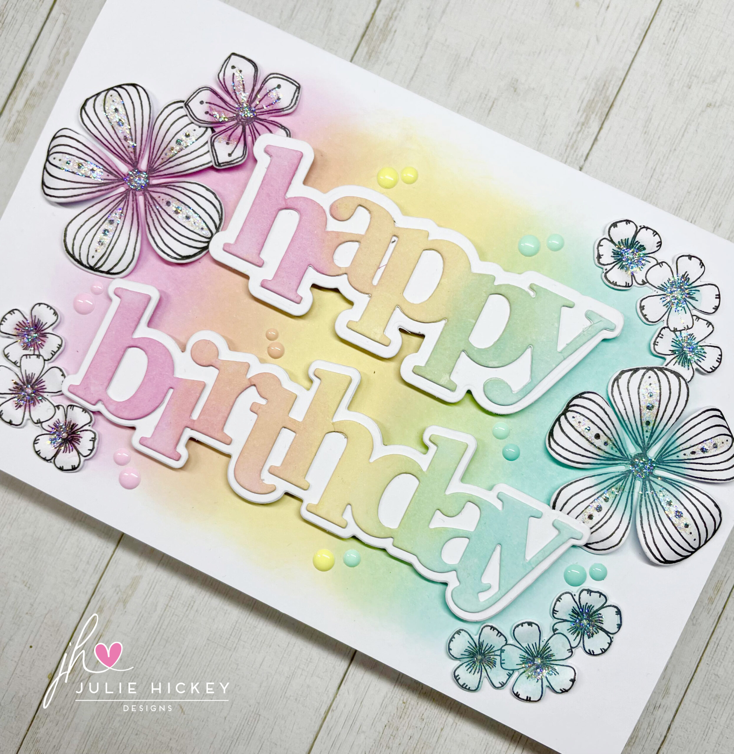 Julie's Hand Picked Florals A5 Stamp Set - Image 13