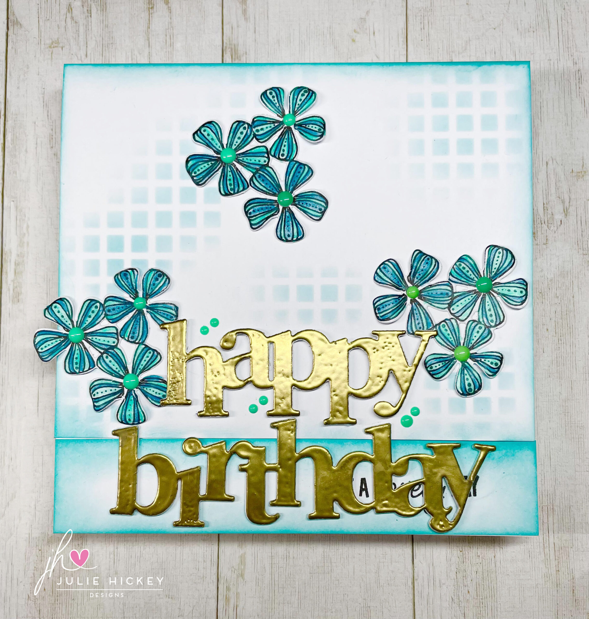 Julie's Hand Picked Florals A5 Stamp Set - Image 12