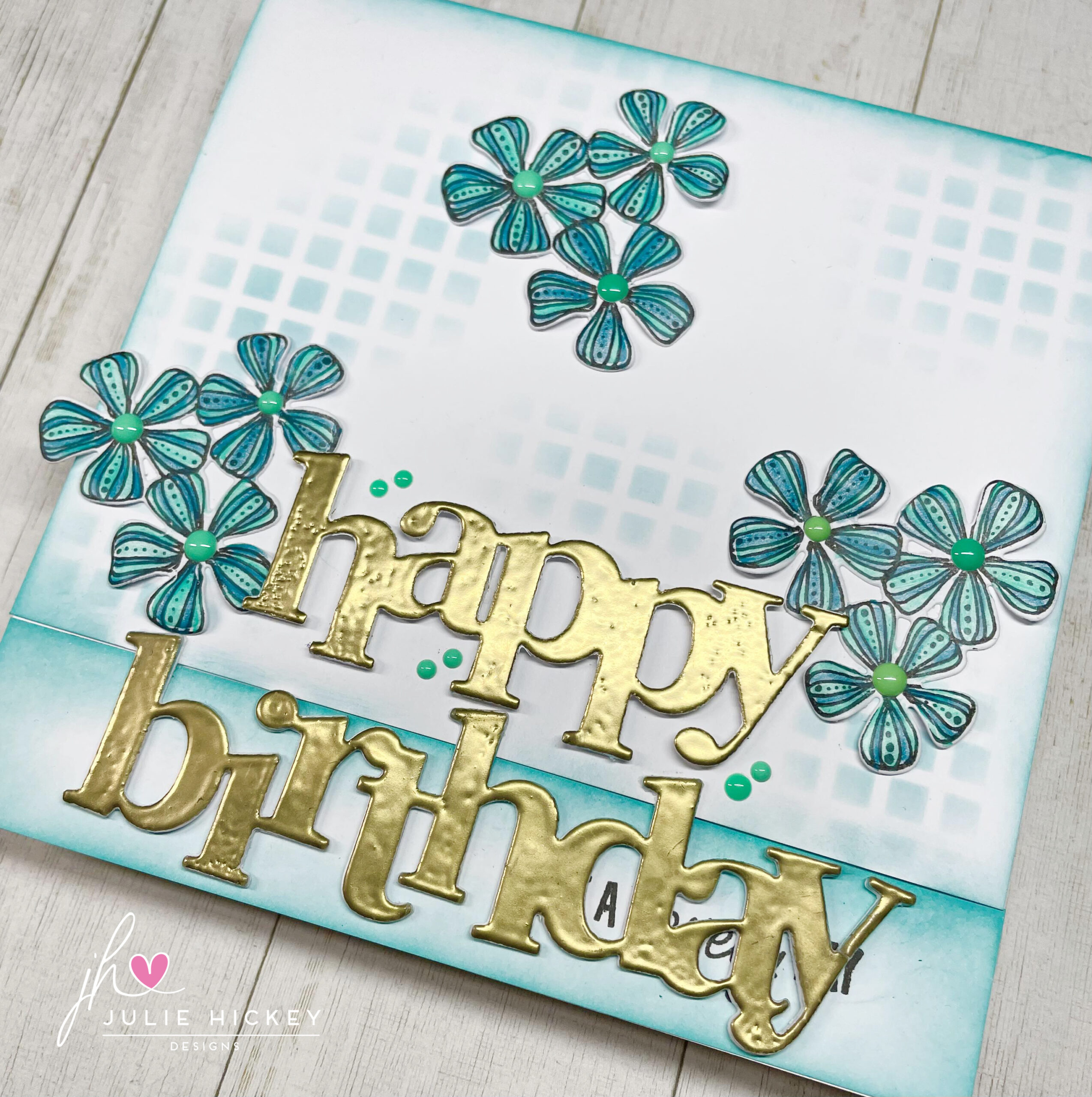 Julie's Hand Picked Florals A5 Stamp Set - Image 11