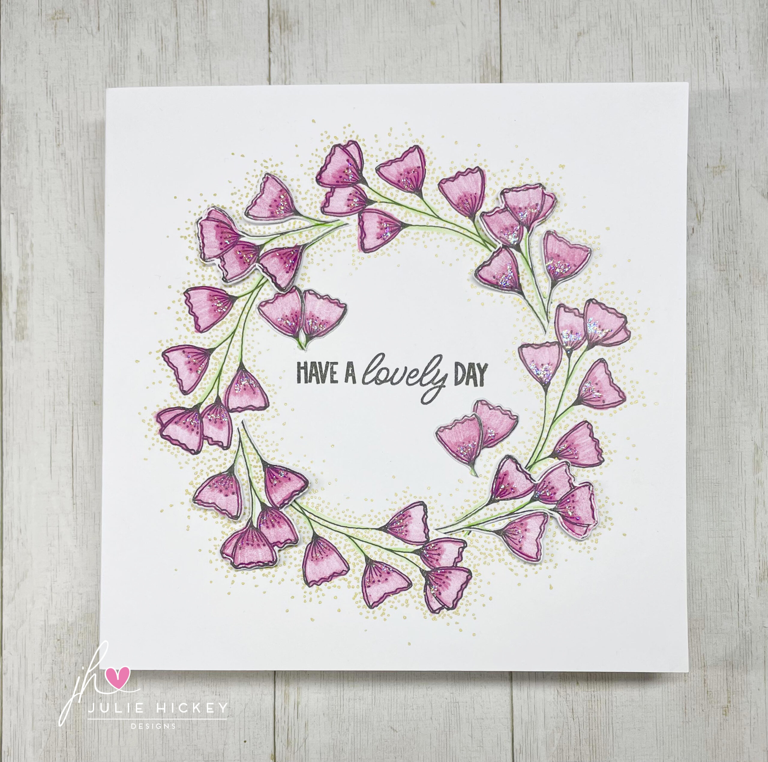 Julie's Hand Picked Florals A5 Stamp Set - Image 8