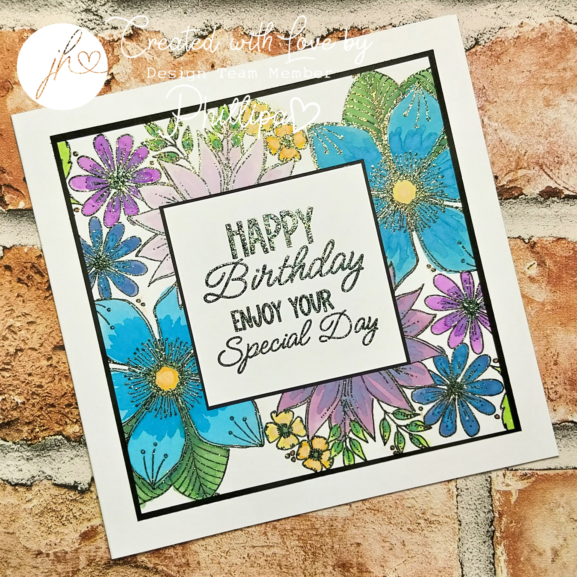 Julie's Hand Picked Blossoms & Blooms A5 Stamp Set