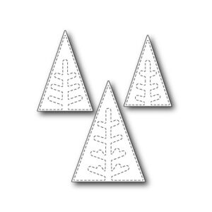 Poppy Stamps - Stitched Pine Trees