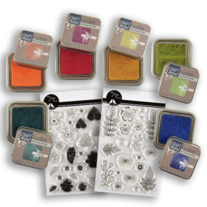 Craft Artist Pearl Fusion Ink Pad Tropic Colours & Two Jays Stamp Sets