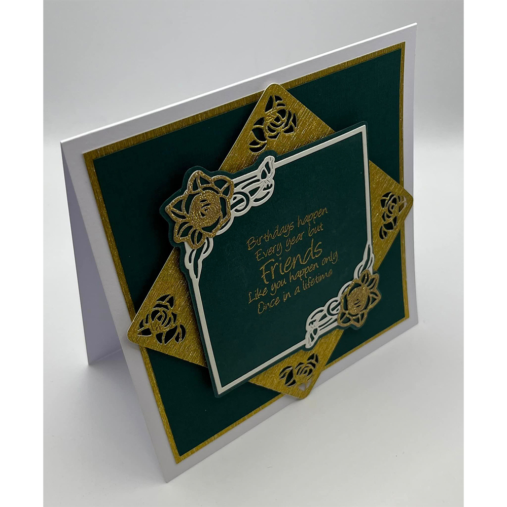 Pretty Chic Rose Square