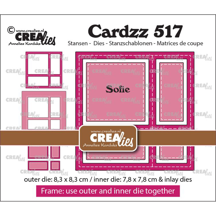Buy A Crealies Cardzz Frame & Inlays Sofie