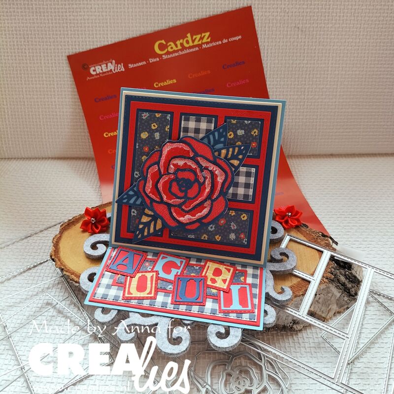 Crealies Cardzz Frame & Inlays Tina