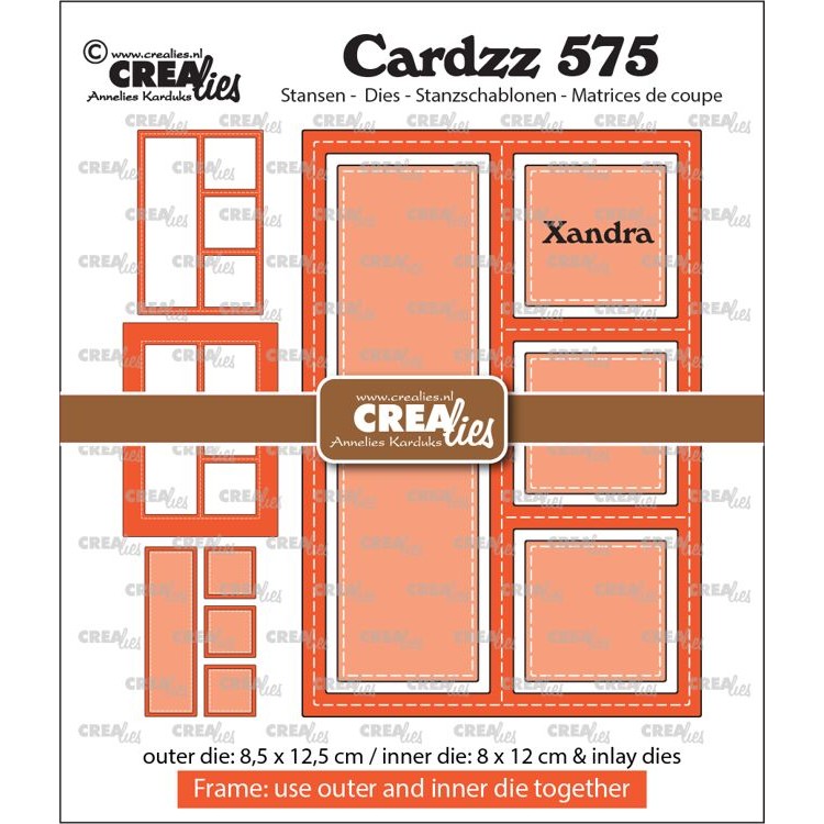 Buy A Crealies Cardzz Frame & Inlays Xandra