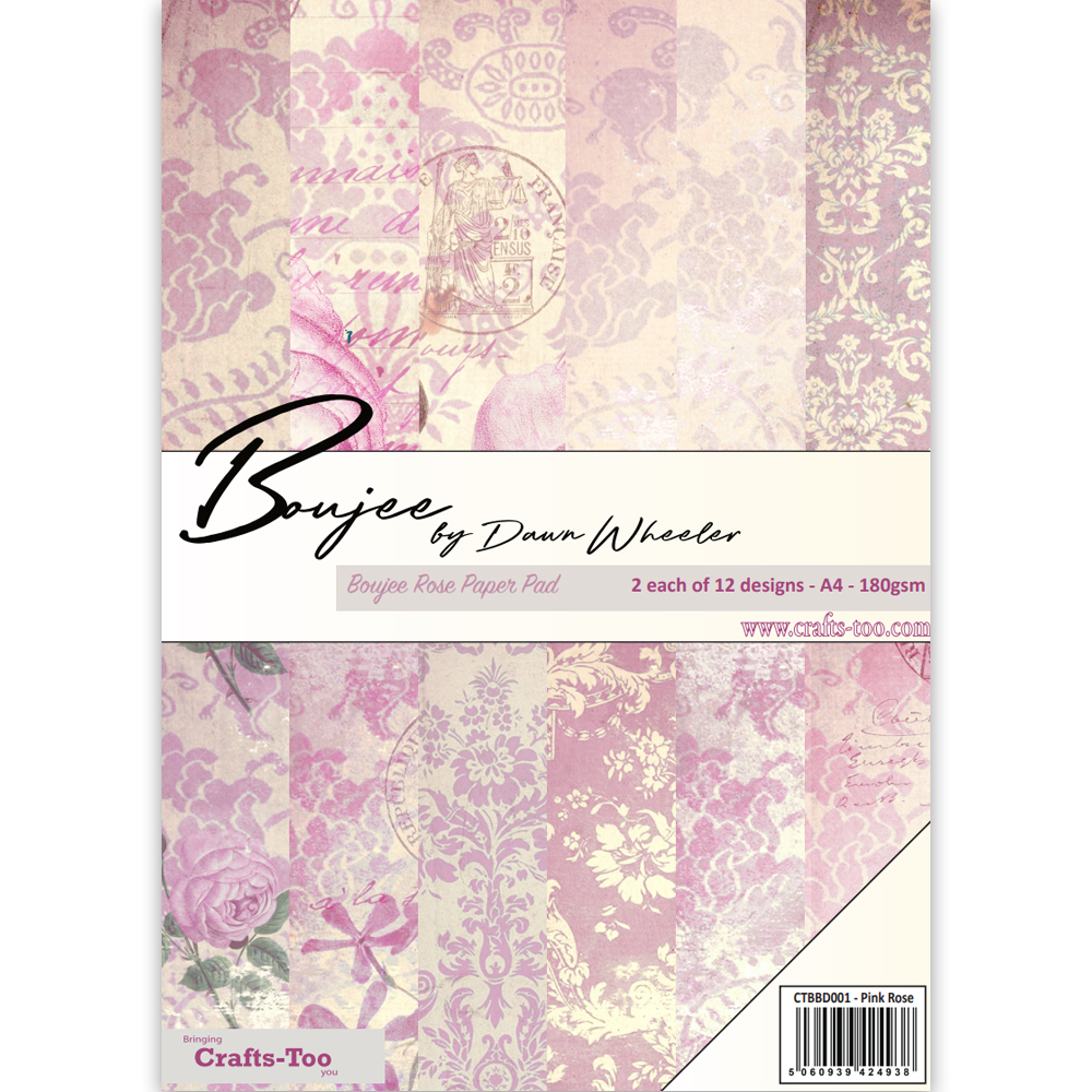 Boujee by Dawn Wheeler – Rose Paper Pad