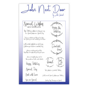John Next Door Ribbon Tag Sentiments