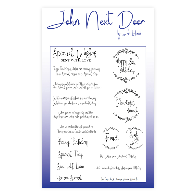 John Next Door Ribbon Tag Sentiments