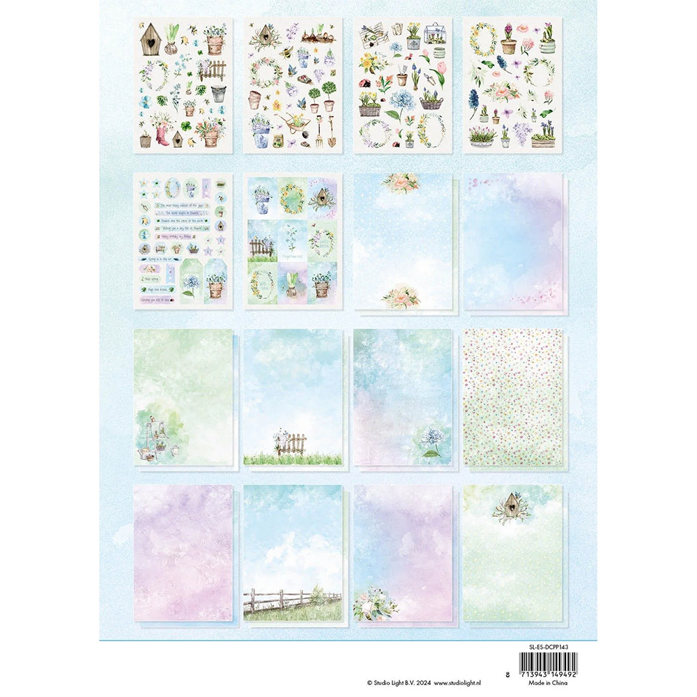 Essentials Die-Cut Paper Pad Garden Season
