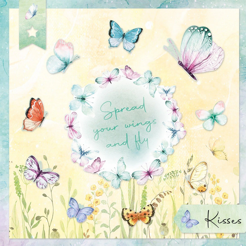 Essentials Die-Cut Paper Pad Beautiful Butterfly - Image 3