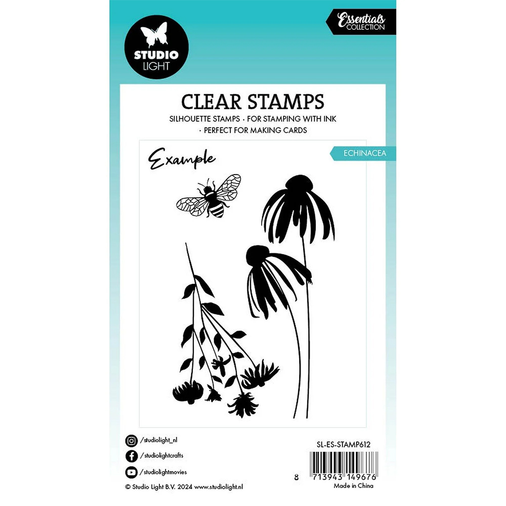 Essentials Clear Stamp Echinacea