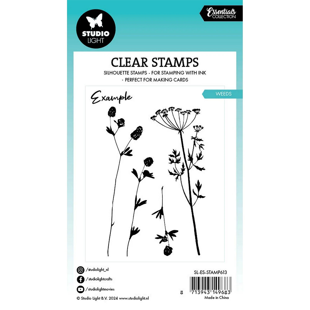 Essentials Clear Stamp Weeds