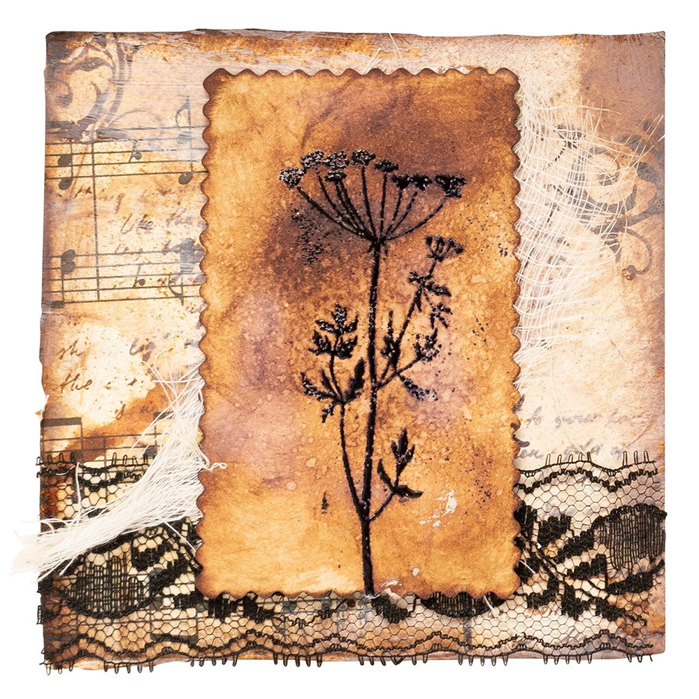 Essentials Clear Stamp Weeds - Image 4