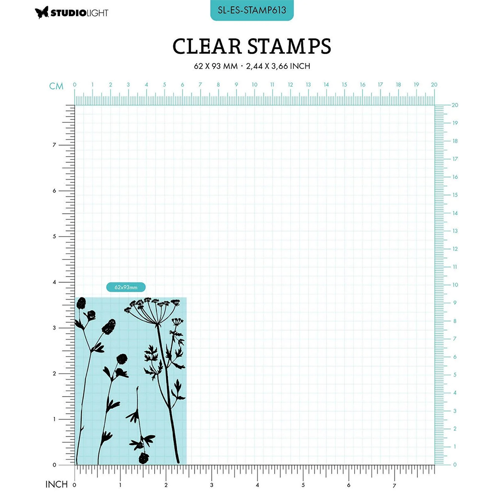 Essentials Clear Stamp Weeds - Image 3