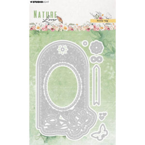 Nature Lover Cutting Dies Peony Tag